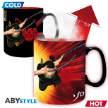 One Piece - Zorro & Sanji thermoeffekt Tasse