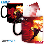 One Piece - Zorro & Sanji thermoeffekt Tasse