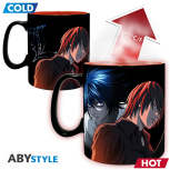 Death Note - Light & L thermoeffekt Tasse
