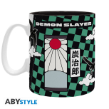 Demon Slayer - Tanjiro schwarz, grün Tasse