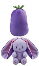 Hase mit Melanzani wendbar Plüsch 25cm