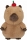 Capybara mit Apfel hellbraun Plüsch 30cm