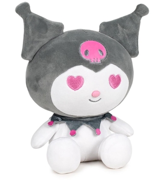 Hello Kitty - Kuromi mit Herzen grau Plüsch 25cm