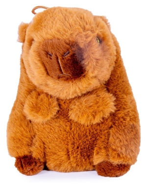 Capybara dunkelbraun Plüsch 15cm