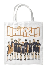 Haikyu!! - Team weiß Tragetasche