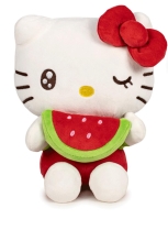 Hello Kitty - Hello Kitty mit Melone Plüsch 20cm