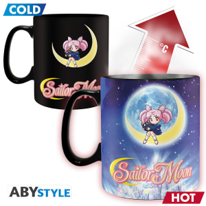 Sailor Moon - Sailor Moon & Sailor Chibi Moon thermoeffekt Tasse