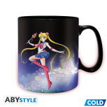 Sailor Moon - Sailor Moon & Sailor Chibi Moon thermoeffekt Tasse