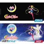 Sailor Moon - Sailor Moon & Sailor Chibi Moon thermoeffekt Tasse