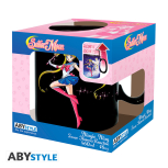 Sailor Moon - Sailor Moon & Sailor Chibi Moon thermoeffekt Tasse