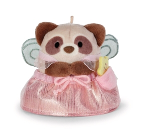 Nici, Rakuma Waschbär mit Zauberstab und Feenkostüm in Geschenkkbox 10cm