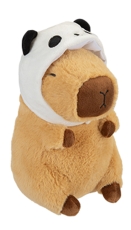 Capybara mit Pandahut Plüsch 20cm