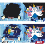 Adventure Time - Finn & Eiskönig thermoeffekt Tasse