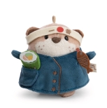Nici, Jiro Otter mit Sushi und Kochkostüm in...