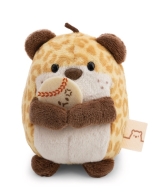 Nici, Ichiro Leopard mit Baseball und Baseballkostüm in Geschenkkbox 10cm