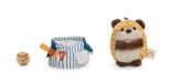 Nici, Ichiro Leopard mit Baseball und Baseballkostüm in Geschenkkbox 10cm