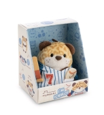 Nici, Ichiro Leopard mit Baseball und Baseballkostüm in Geschenkkbox 10cm