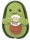 Positive Avocado in Geschenkverpackung Plüsch 10cm