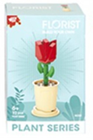 Rote Rose Mini-Bauset 13cm