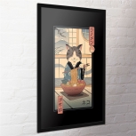 Vincent Trinidad - Neko Ramen Ukiyoe Maxi Poster