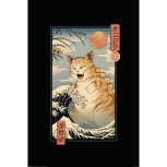 Vincent Trinidad - Katzilla Ukiyoe Maxi Poster