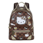Hello Kitty - Schachbrettmuster braun Rucksack