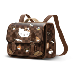 Hello Kitty - Schachbrettmuster braun Umhängetasche...