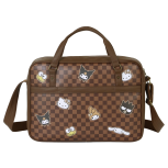 Hello Kitty - Schachbrettmuster braun Laptoptasche