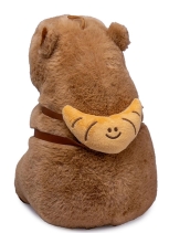 Capybara mit Snackrucksack Croissant Plüsch 35cm