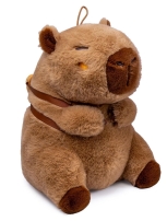 Capybara mit Snackrucksack Burger Plüsch 35cm