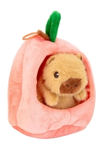 Capybara in Pfirsich Plüsch 20cm