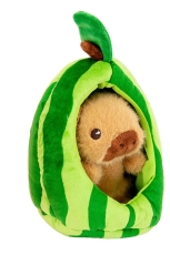 Capybara in Wassermelone Plüsch 20cm