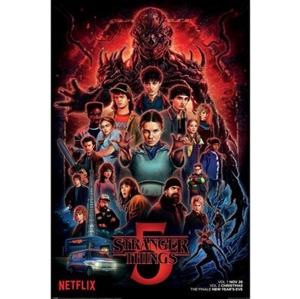 Stranger Things 5 - Vecna & Charaktere Maxi Poster