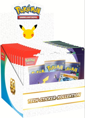 Pokemon - 30 Jahre Jubiläum Tech-Sticker-Kollektion