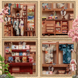 CuteBee Kirschblüten O Kimonoshop Minihaus