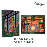 CuteBee Hong Konger Neonlichter Book Nook