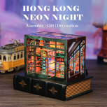 CuteBee Hong Konger Neonlichter Book Nook