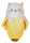 Bananya weiße Katze Plüsch 30cm