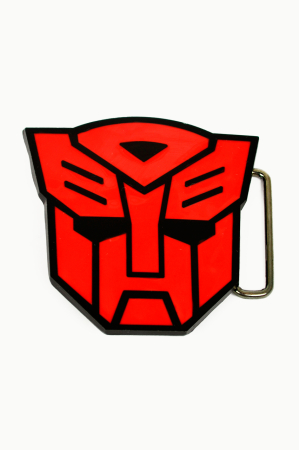 Transformers, Autobot Classic Logo Buckle [Red] inkl. Gürtel