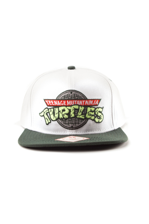 Turtles, Logo Snapback White/Green