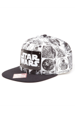 Star Wars, Comic Style Snapback with Metal Plate Logo