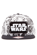 Star Wars, Comic Style Snapback with Metal Plate Logo